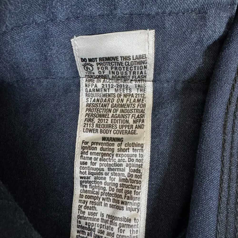 Workrite FR Flame Resistant Pants Mens 32x29 Blue NOMEX Aramid 402NX75NB -b